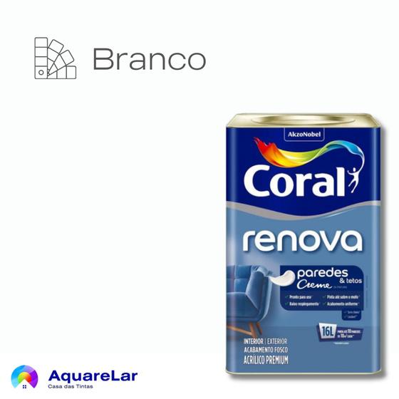 Imagem de Renova Paredes e Tetos Coral Fosco 16L