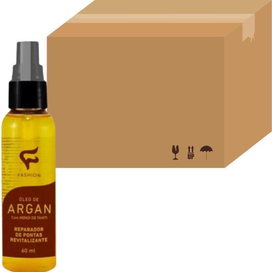 Imagem de Reparador de Pontas Fashion Argan com Monoi do Tahiti Frasco 60ml Kit 36 Unidades