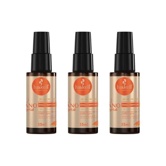 Imagem de Reparador De Pontas Haskell 35Ml Tutano - Kit Com 3Un