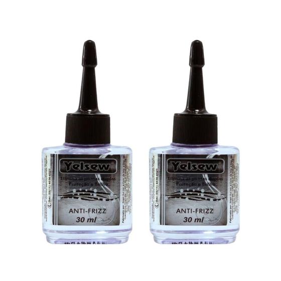 Imagem de Reparador De Pontas Yelsew 30Ml Anti Frizz - Kit Com 2Un