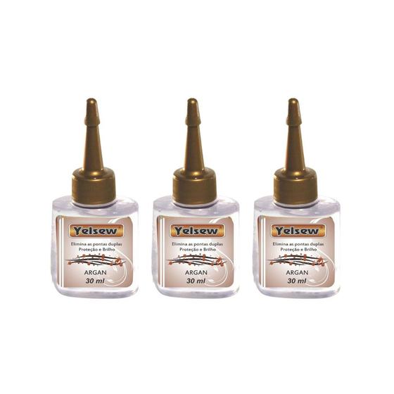 Imagem de Reparador de Pontas Yelsew 30ml Argan - Kit C/ 3un