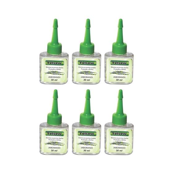 Imagem de Reparador De Pontas Yelsew 30Ml Jaborandi - Kit Com 6Un