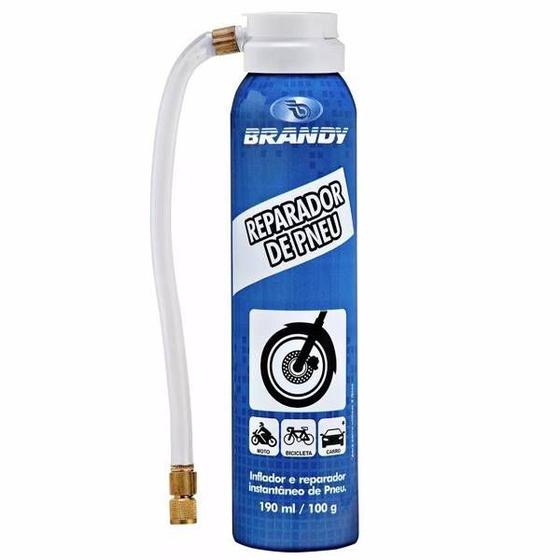 Imagem de Reparador Pneu Furado Moto Conserto Brandy 190ml