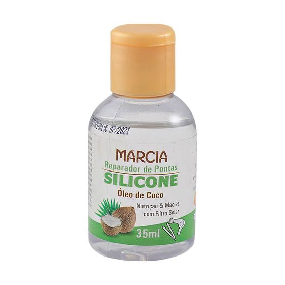 Imagem de Reparador Pontas Marcia Silicone Líquido Óleo De Coco 35ml