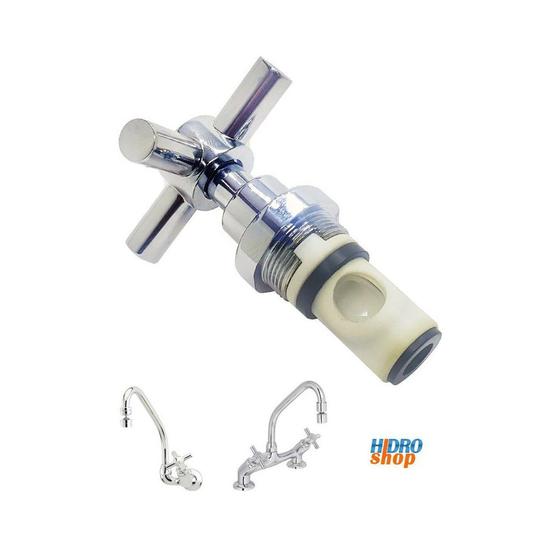 Reparo 1/2 Volta para Torneira e Misturador Cozinha Izy C37 Com Cruzeta - 4688010C37 Menor preço em Reparo 1/2 Volta para Torneira e Misturador Cozinha Izy C37 Com Cruzeta - 4688010C37