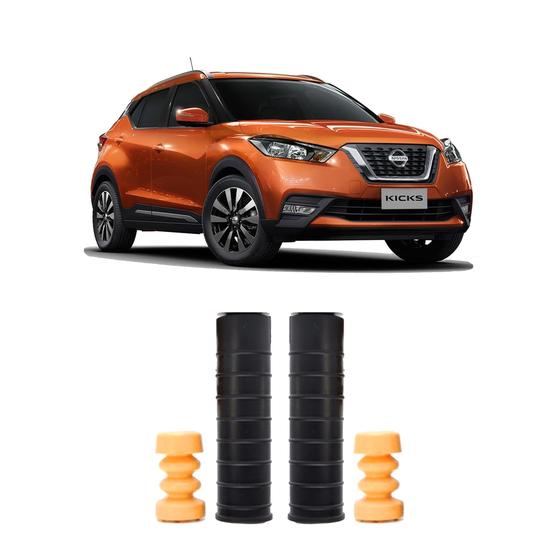 Imagem de Reparo Guarda Pó Traseiro Nissan Kicks 2016 2017 2018 2 Kits