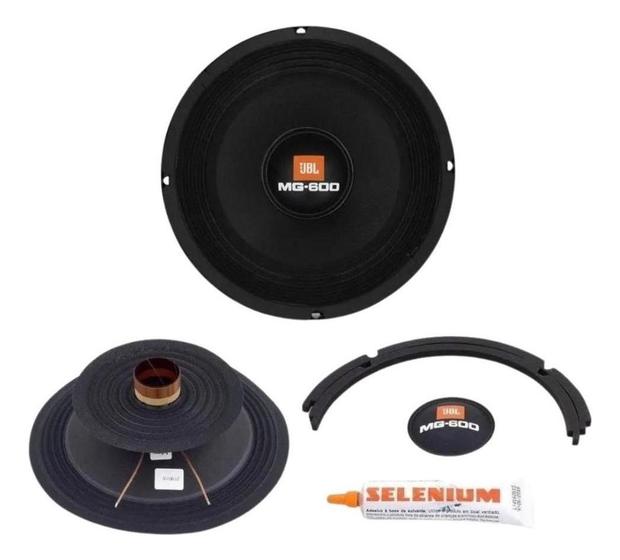 Reparo Original JBL Woofer 8MG600 - 300 Watts RMS 8 Ohms Menor preço em Reparo Original JBL Woofer 8MG600 - 300 Watts RMS 8 Ohms