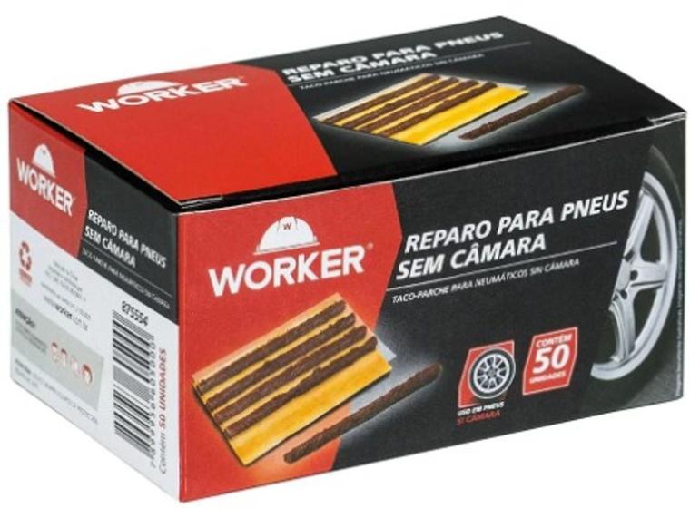 Imagem de Reparo para Pneus Sem Câmara 50 Unidades - WORKER-875554