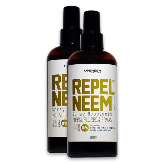 Imagem de Repel Neem Flores E Ervas 180ml - Combo 2 Unidades