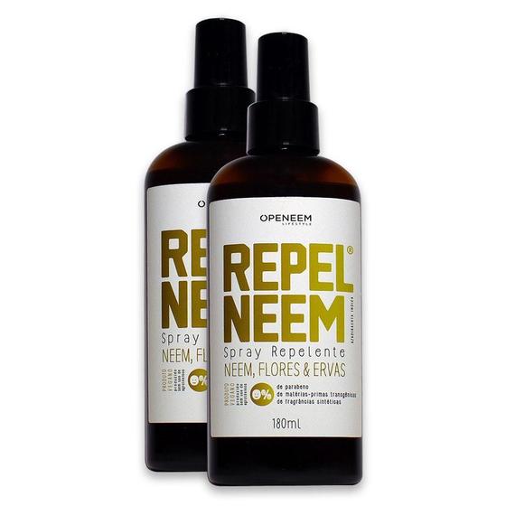 Imagem de Repel Neem Flores E Ervas 180Ml - Combo 2 Unidades