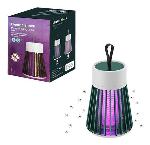 Imagem de Repelente Abajur Mata Mosquito Led Uv Eletrico Carregavel