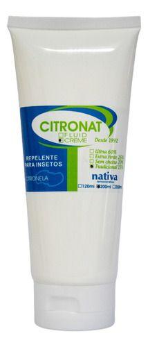 Imagem de Repelente Citronat Tradicional 20% Nativa Farma Creme 200 ML