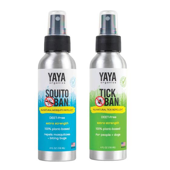 Imagem de Repelente de carrapatos Duo Pack e spray de mosquitos YAYA Organics