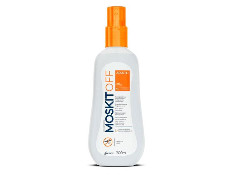 Imagem de Repelente de Insetos Moskitoff Adulto Contra Mosquito da Dengue Spray 200ml Farmax