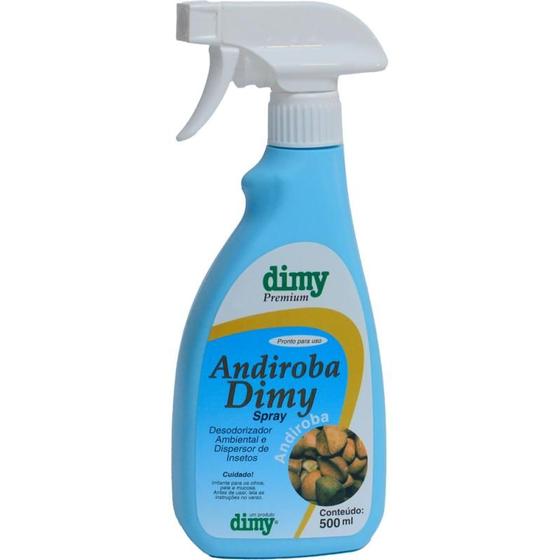 Imagem de Repelente Desodorizador Pronto Uso Andiroba Spray Dimy 500ml