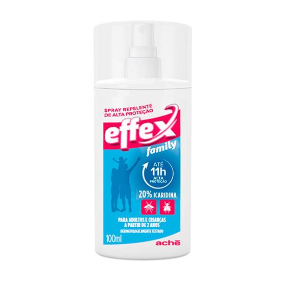 Repelente Effex Family Spray 100ml Menor preço em Repelente Effex Family Spray 100ml