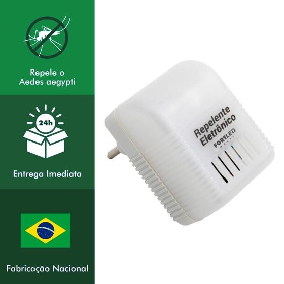 Imagem de Repelente Eletrônico Nacional Fortled Multi - Proteção Total Contra DengueePragas!