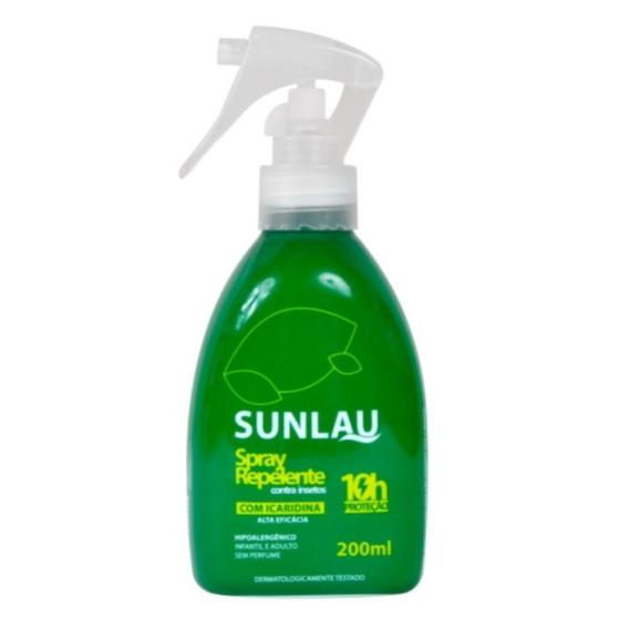 Imagem de Repelente insetos mosquito 200ml sunlau icaridina 10 horas