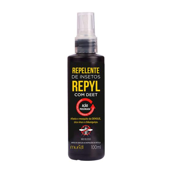 Imagem de Repelente muriel repyl spray 100ml mata mosquito da dengue