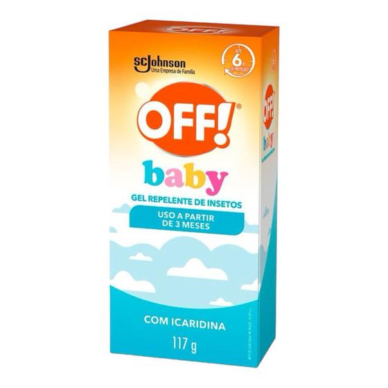 Repelente OFF Baby Gel 117g Menor preço em Repelente OFF Baby Gel 117g