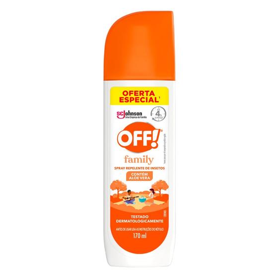 Imagem de Repelente Off! Family Aloe Vera Spray 170ml