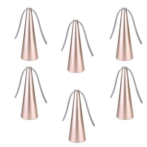 Imagem de Repelente Ventilador Afasta Mosca Inseto Kit 6 unidades Mosquito Dengue Pernilongo Mesa Piquenique Passeio Lazer Jardim Quintal Acampamento
