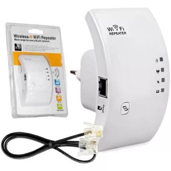 Imagem de Repetidor Amplificador De Sinal Wifi 600mbps com Botao Wps