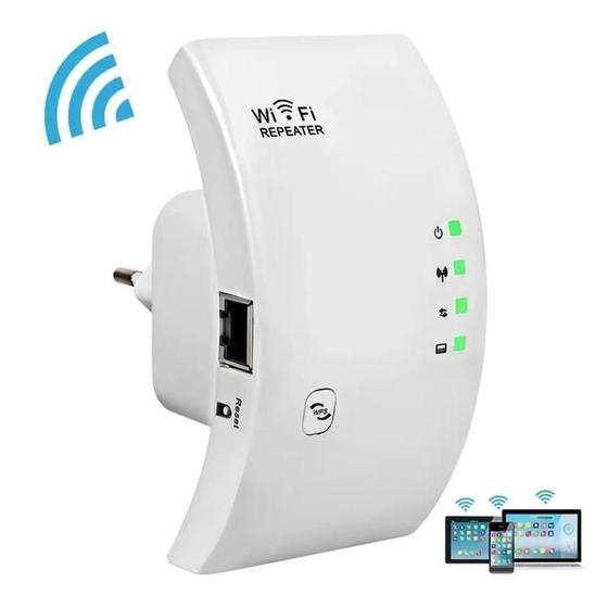 Imagem de Repetidor Amplificador Extensor De Sinal do Wifi 300/mbps Ultra Rápido de Tomada