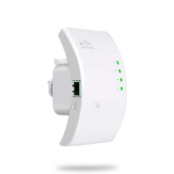 Imagem de Repetidor Amplificador Extensor De Sinal Expansor Wifi Roteador T25 Botão Wps 300MB