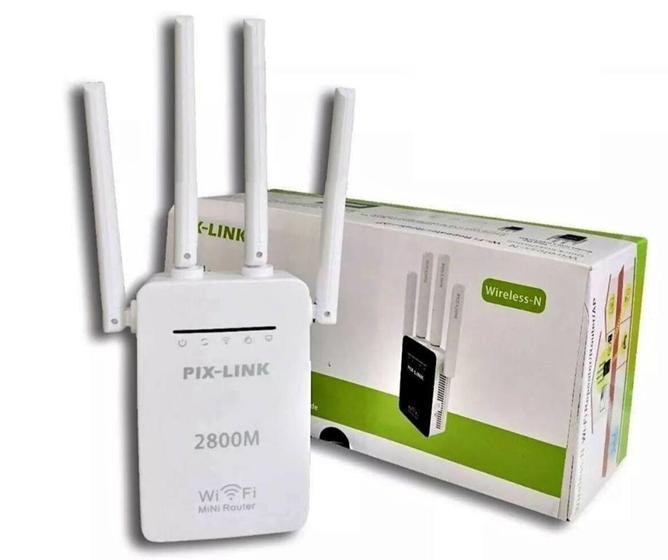 Imagem de Repetidor De Sinal Amplificador Wifi 2800mbps 4 Antenas