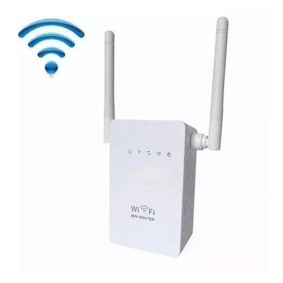 Repetidor De Sinal Wifi 1200mbps Amplificador 2 Antenas Menor preço em Repetidor De Sinal Wifi 1200mbps Amplificador 2 Antenas