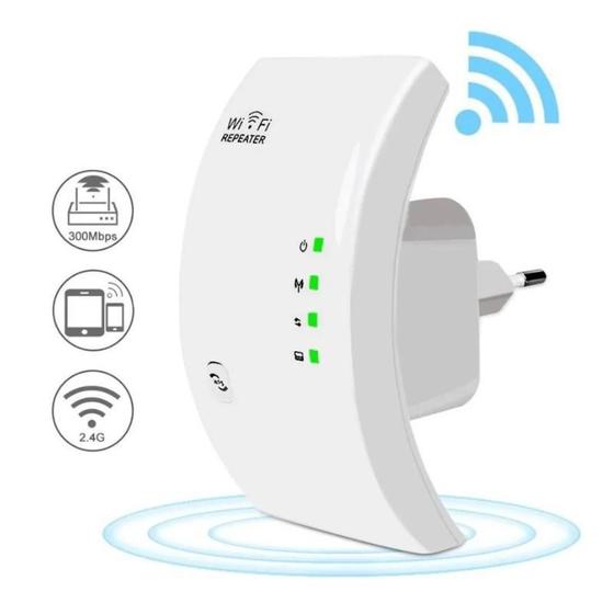 Imagem de Repetidor De Sinal Wifi 600Mbps Bivolt Wireless- N Repeater