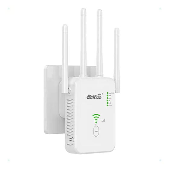 Repetidor De Wifi 4 Antenas Amplificador Sinal Potente 300Mbps Bivolt Menor preço em Repetidor De Wifi 4 Antenas Amplificador Sinal Potente 300Mbps Bivolt
