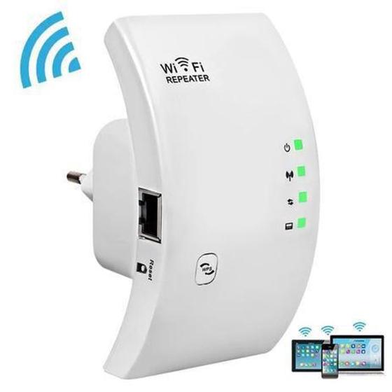 Imagem de Repetidor De Wifi Wireless Branco Ideal Para Expandir o Sinal Wifi - Inova