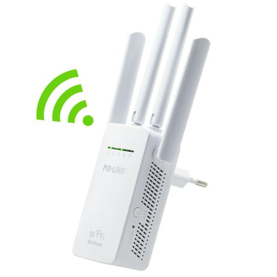 Repetidor Roteador Expansor de Sinal Wifi 2800m 4 Antenas Amplificador de Internet Haiz HZ-2800 Menor preço em Repetidor Roteador Expansor de Sinal Wifi 2800m 4 Antenas Amplificador de Internet Haiz HZ-2800