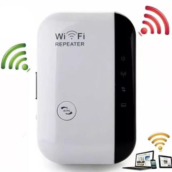 Imagem de Repetidor Wifi 300Mbps expande sinal de Internet 40m branco