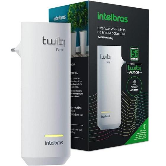 Imagem de Repetidor Wifi MESH Twibi Force PLUG W5-1200F Intelbras 4750097