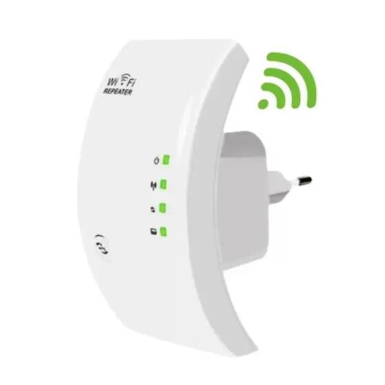 Replicador Wifi Sinal Wireless Amplificador Extensor Potente Cor Branco Voltagem Bivolt Repeater Amplificador de Linha Magazine Luiza