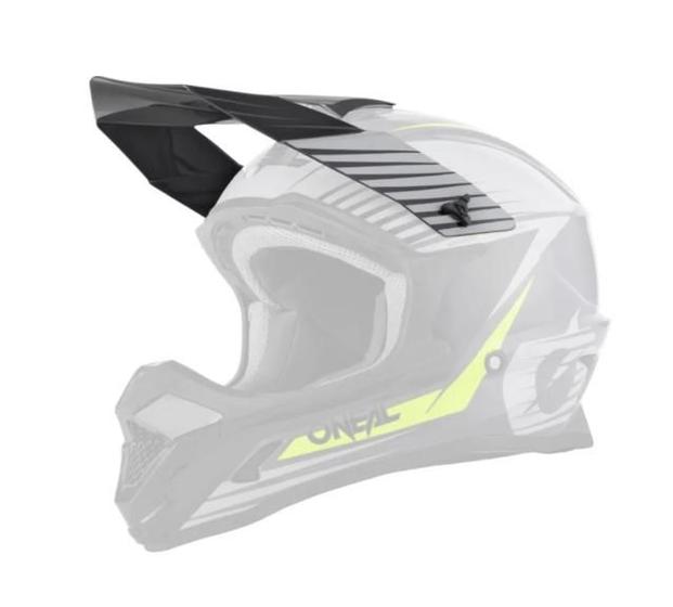 Imagem de Reposição Oneal: Capacete Oneal 1Series Stream - Pala - Gray/Yellow Neon