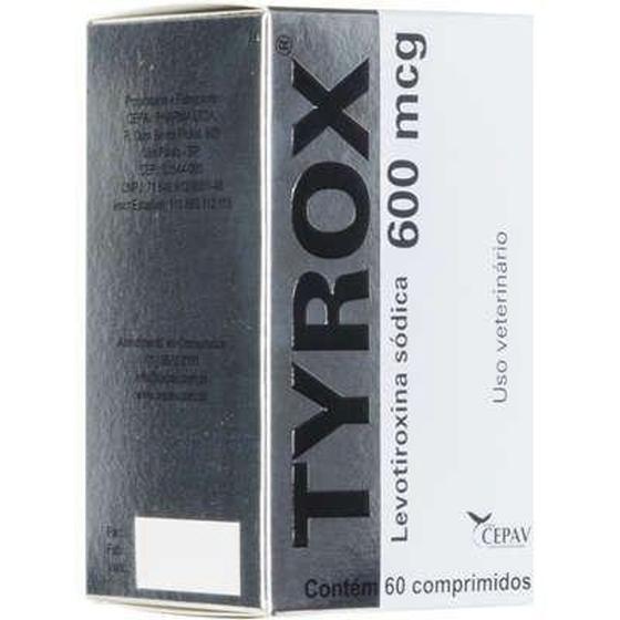 Imagem de Repositor Hormonal Tyrox  600 Mg - 60 Comprimidos - Cepav