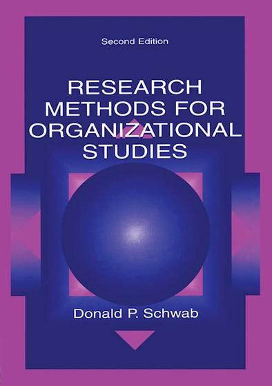 Imagem de Research Methods For Organizational Studies