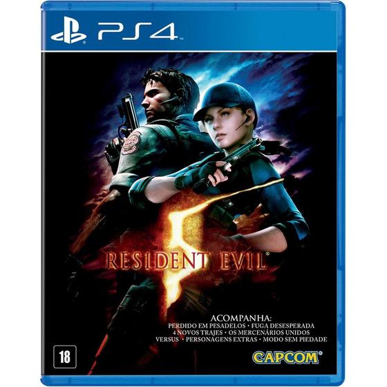 Imagem de Resident Evil 5 PS4 Mídia Física Lacrado Capcom Playstation 4