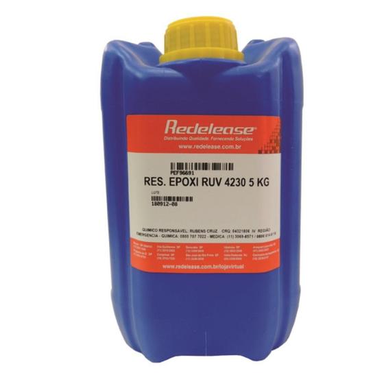 Imagem de Resina 4230 Epoxi Altas Espessuras 5,9 Kg Altas Espessuras Com Proteção UV (Com Endurecedor)