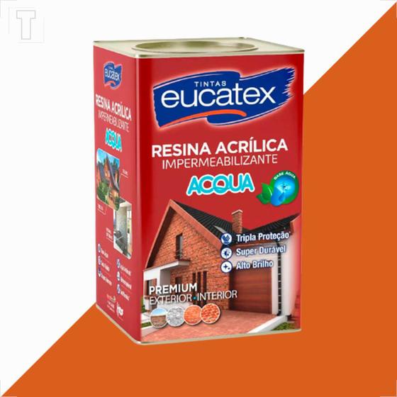 Imagem de Resina acrilica eucatex ceramica telha base agua 18l