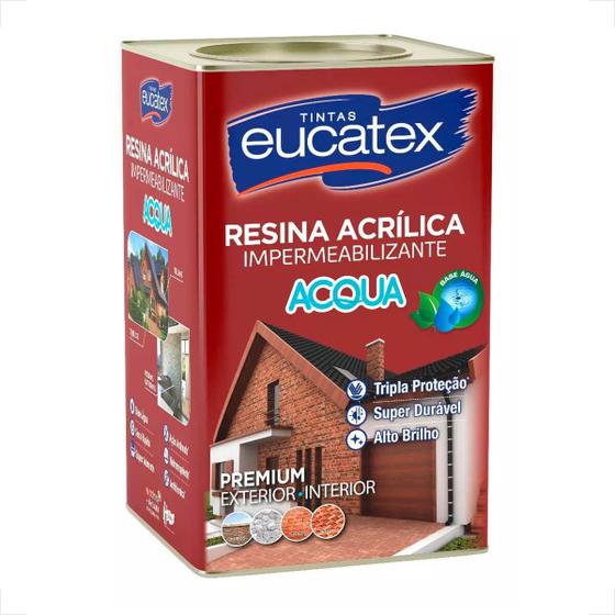 Imagem de Resina acrilica eucatex incolor base agua 18l.