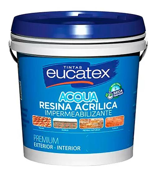 Imagem de Resina Acrílica Eucatex Premium Brilhante Acqua 3,6l 2 Cores