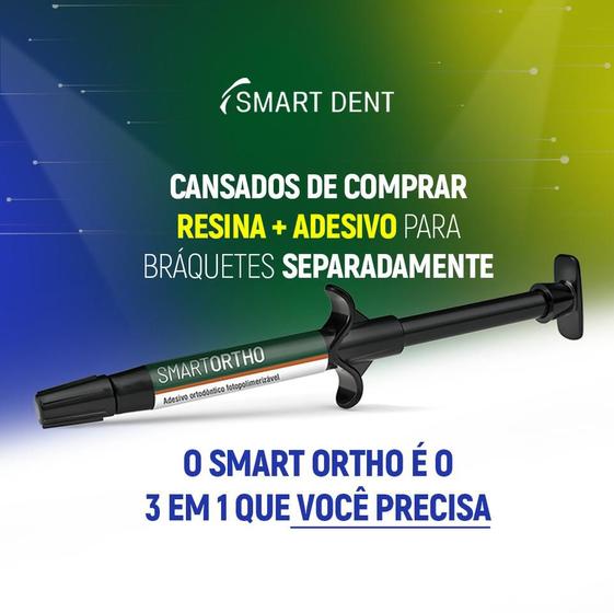 Imagem de Resina Autoadesivo Cola Braquetes Ortodontico Resina Smart Ortho Smart Dent