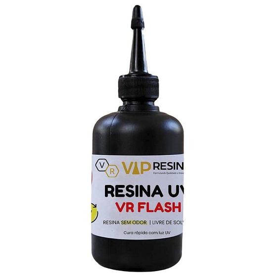 Imagem de Resina De Cura Uv Para Colagem 100g Vr FlashVip Resinas