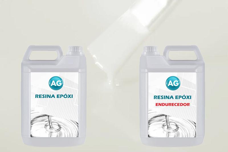 Imagem de Resina Epóxi 1KG + Cor sólida Branco Tráfego RAL9016 AG