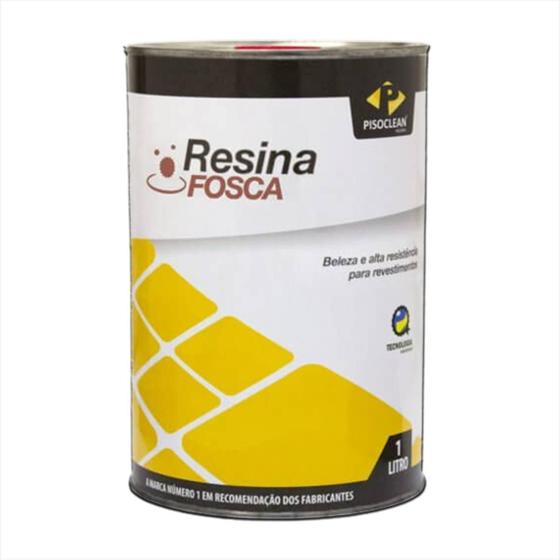 Imagem de Resina Fosca 1 L Pisoclean Beleza E Alta Resistência